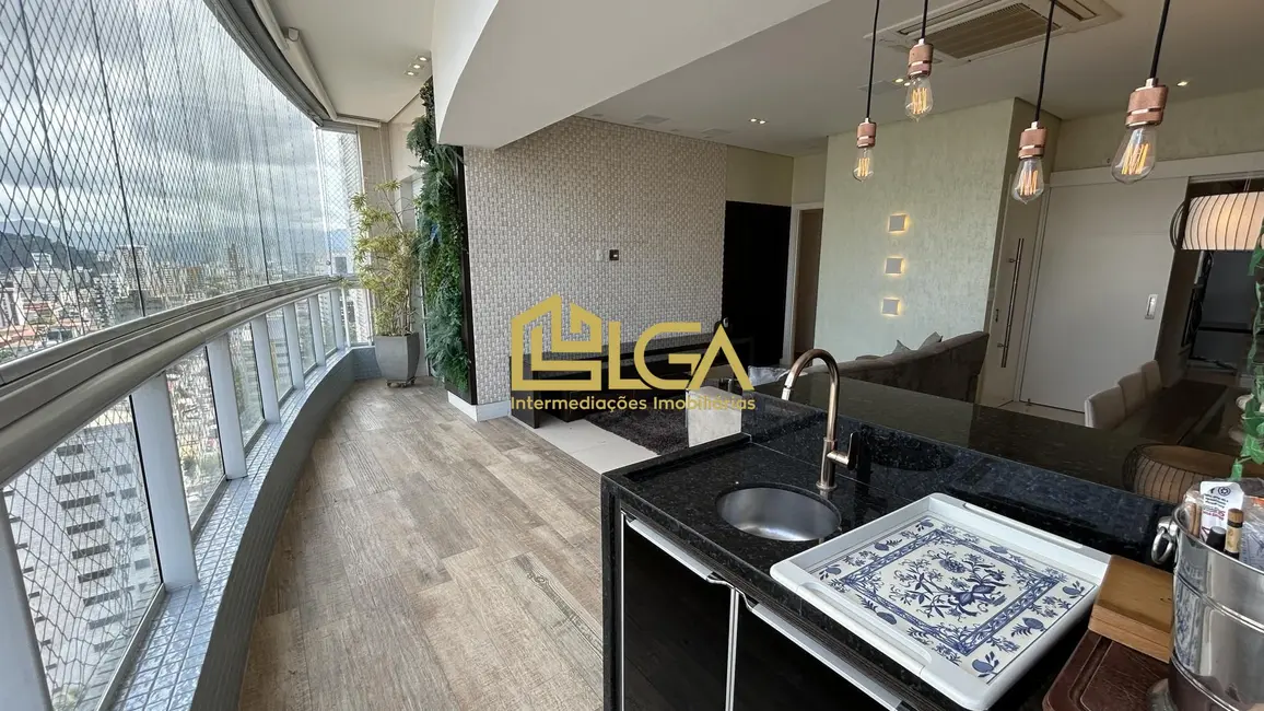 Foto 9 de Apartamento com 3 quartos à venda, 131m2 em Boqueirão, Santos - SP