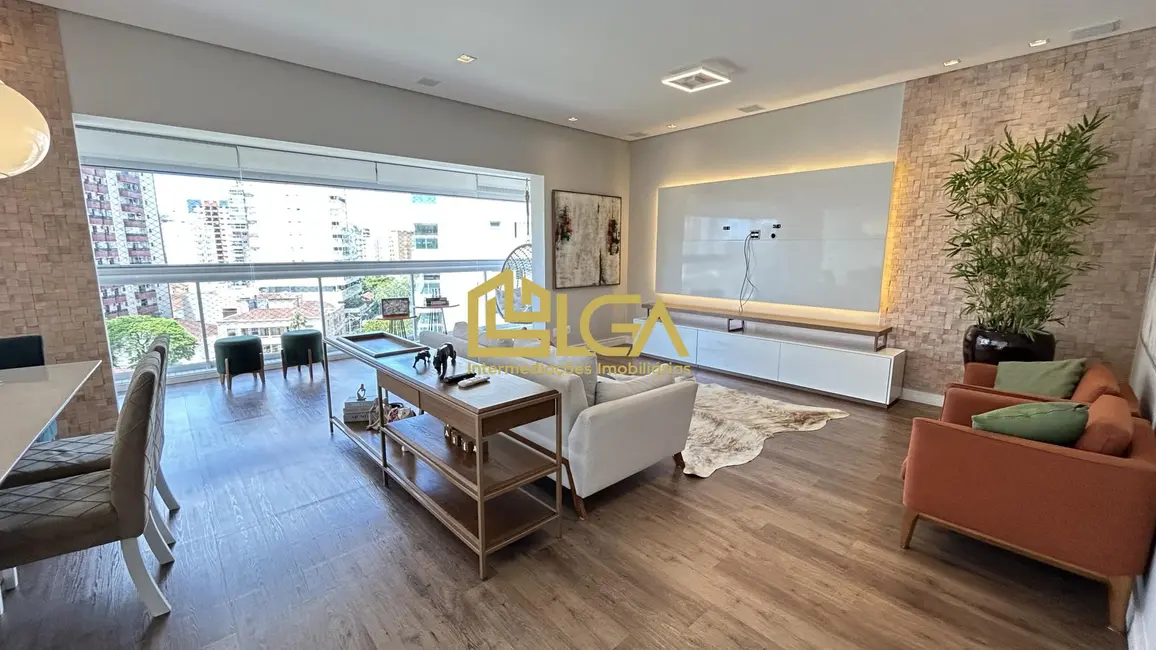 Foto 3 de Apartamento com 3 quartos à venda, 160m2 em Boqueirão, Santos - SP