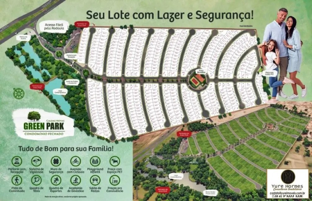 Foto 2 de Terreno / Lote à venda, 255m2 em Caldas Novas - GO