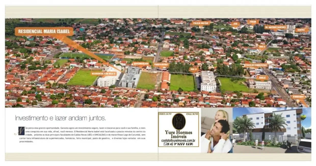 Apartamento com 2 quartos à venda, 53m2 em Caldas Novas - GO - imagem 4 Foto 4 de Apartamento com 2 quartos à venda, 53m2 em Caldas Novas - GO