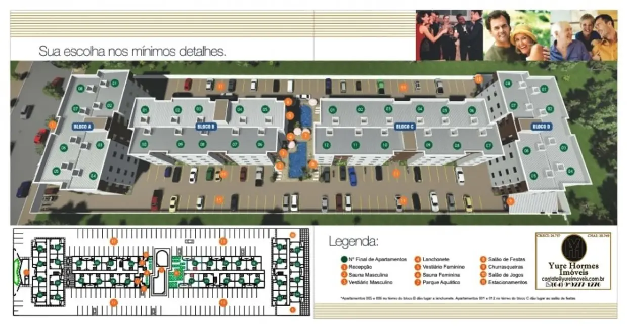Apartamento com 2 quartos à venda, 53m2 em Caldas Novas - GO - imagem 7 Foto 7 de Apartamento com 2 quartos à venda, 53m2 em Caldas Novas - GO