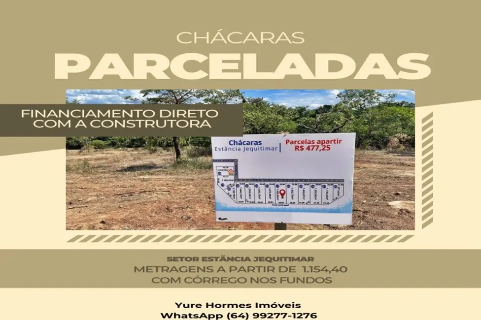 Foto 1 de Chácara com 1 quarto à venda, 1300m2 em Caldas Novas - GO