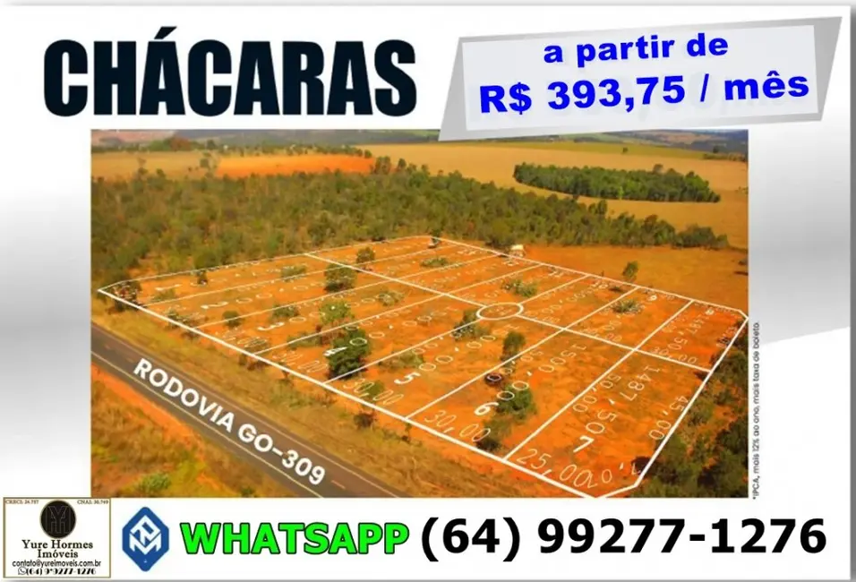 Foto 1 de Chácara com 1 quarto à venda, 1500m2 em Caldas Novas - GO