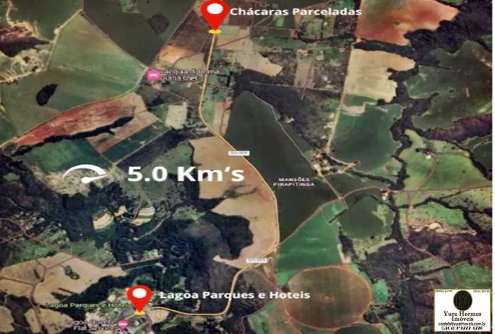 Chácara com 1 quarto à venda, 1500m2 em Caldas Novas - GO - imagem 4 Foto 4 de Chácara com 1 quarto à venda, 1500m2 em Caldas Novas - GO