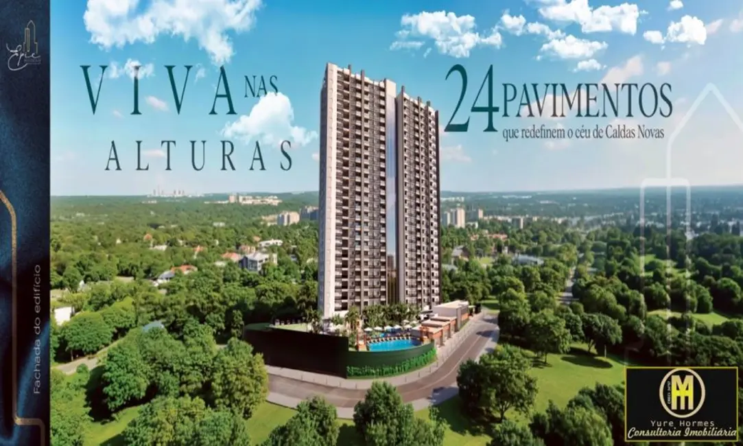 Foto 1 de Apartamento com 1 quarto à venda, 9768m2 em Caldas Novas - GO