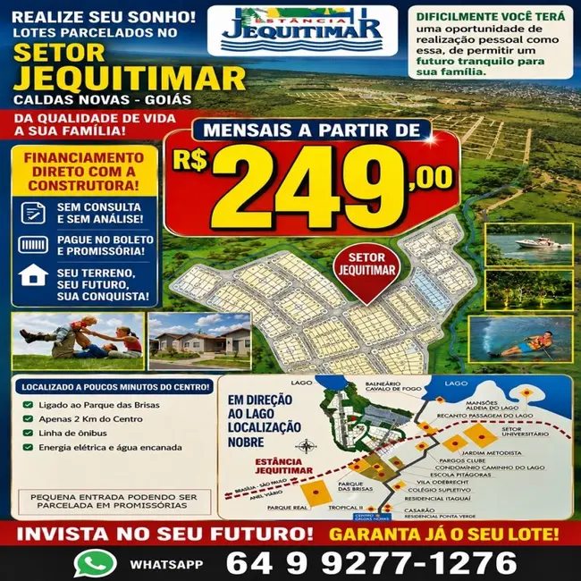 Foto 1 de Terreno / Lote à venda, 360m2 em Caldas Novas - GO
