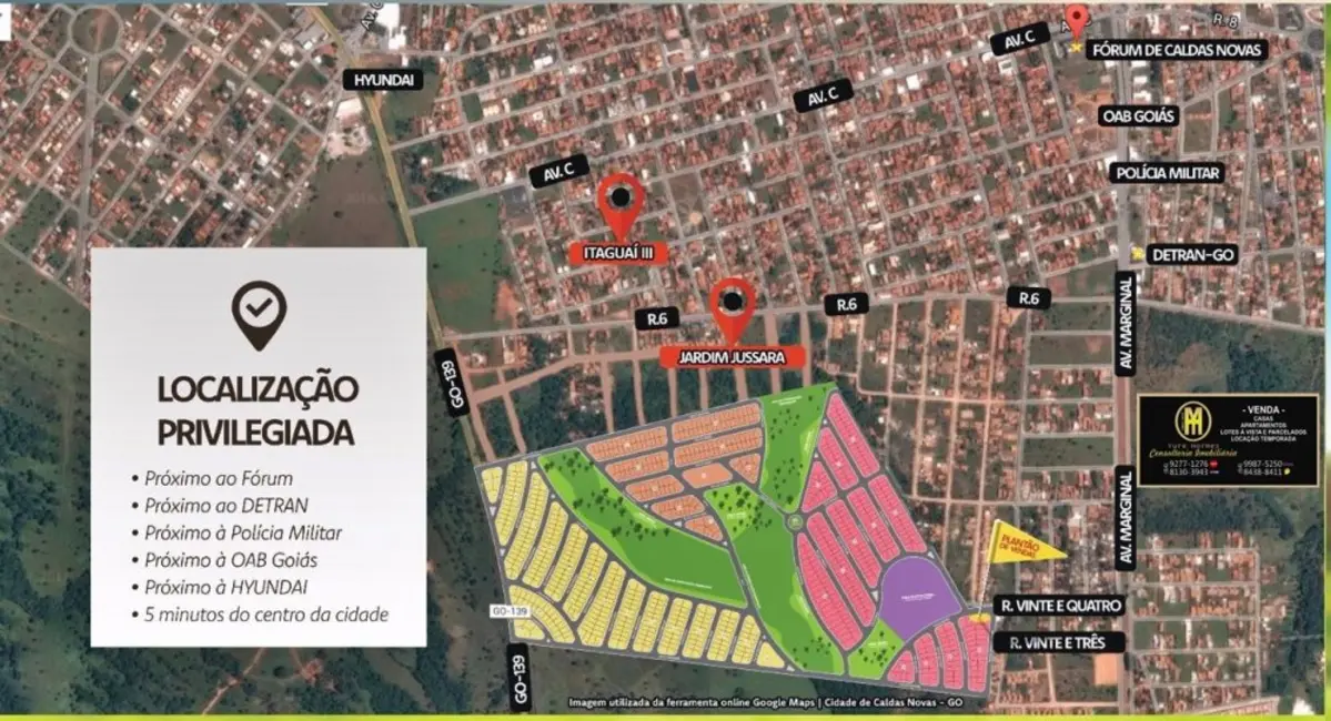 Foto 6 de Terreno / Lote à venda, 200m2 em Caldas Novas - GO