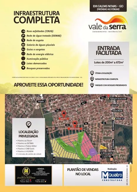 Foto 7 de Terreno / Lote à venda, 200m2 em Caldas Novas - GO