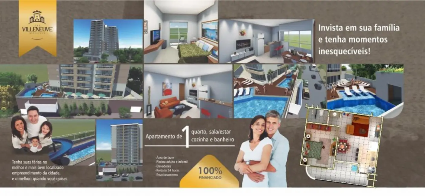 Apartamento com 1 quarto à venda, 1083m2 em Caldas Novas - GO - imagem 4 Foto 4 de Apartamento com 1 quarto à venda, 1083m2 em Caldas Novas - GO