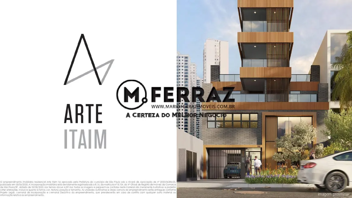 Foto 3 de Apartamento com 1 quarto à venda, 67m2 em Itaim Bibi, São Paulo - SP