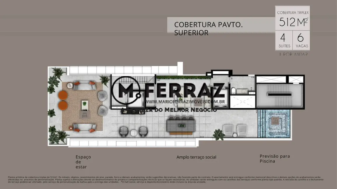 Foto 7 de Apartamento com 4 quartos à venda, 512m2 em Itaim Bibi, São Paulo - SP