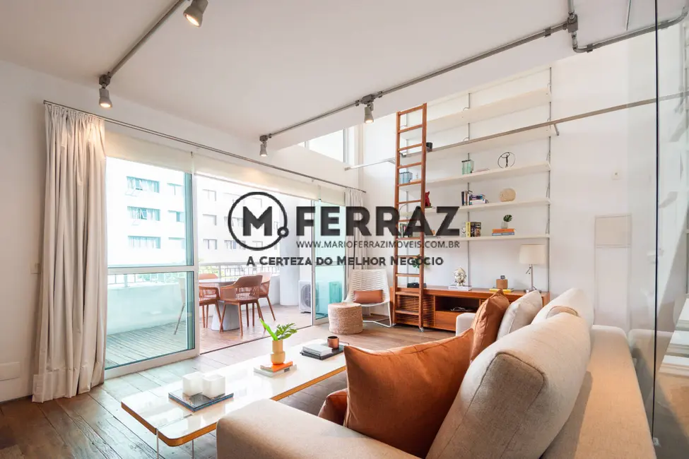 Apartamento com 1 quarto à venda e para alugar, 74m2 em Vila Nova Conceição, São Paulo - SP - imagem 3 Foto 3 de Apartamento com 1 quarto à venda e para alugar, 74m2 em Vila Nova Conceição, São Paulo - SP