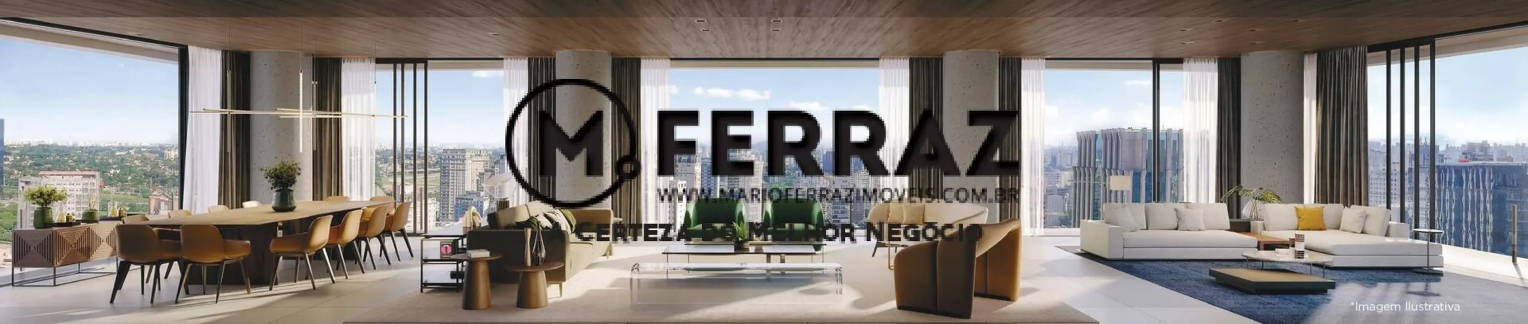 Apartamento com 4 quartos à venda, 541m2 em Itaim Bibi, São Paulo - SP - imagem 6 Foto 6 de Apartamento com 4 quartos à venda, 541m2 em Itaim Bibi, São Paulo - SP