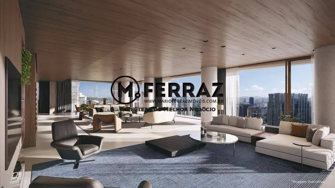 Apartamento com 4 quartos à venda, 541m2 em Itaim Bibi, São Paulo - SP - imagem 7 Foto 7 de Apartamento com 4 quartos à venda, 541m2 em Itaim Bibi, São Paulo - SP