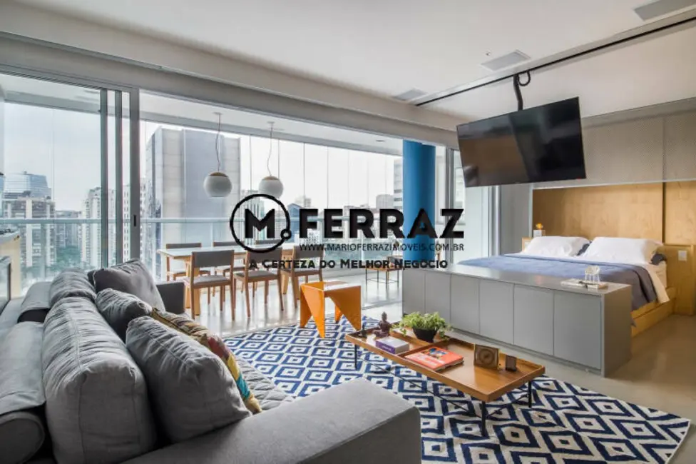 Foto 3 de Apartamento com 1 quarto à venda, 70m2 em Vila Nova Conceição, São Paulo - SP