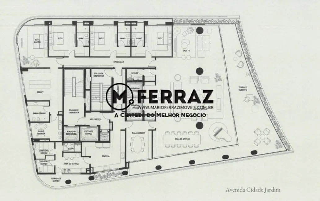 Foto 5 de Apartamento com 5 quartos à venda e para alugar, 600m2 em Itaim Bibi, São Paulo - SP