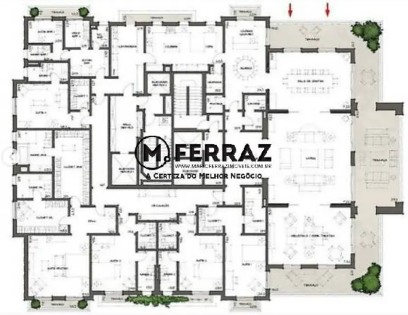 Apartamento com 5 quartos à venda, 760m2 em Jardim Paulistano, São Paulo - SP - imagem 7 Foto 7 de Apartamento com 5 quartos à venda, 760m2 em Jardim Paulistano, São Paulo - SP