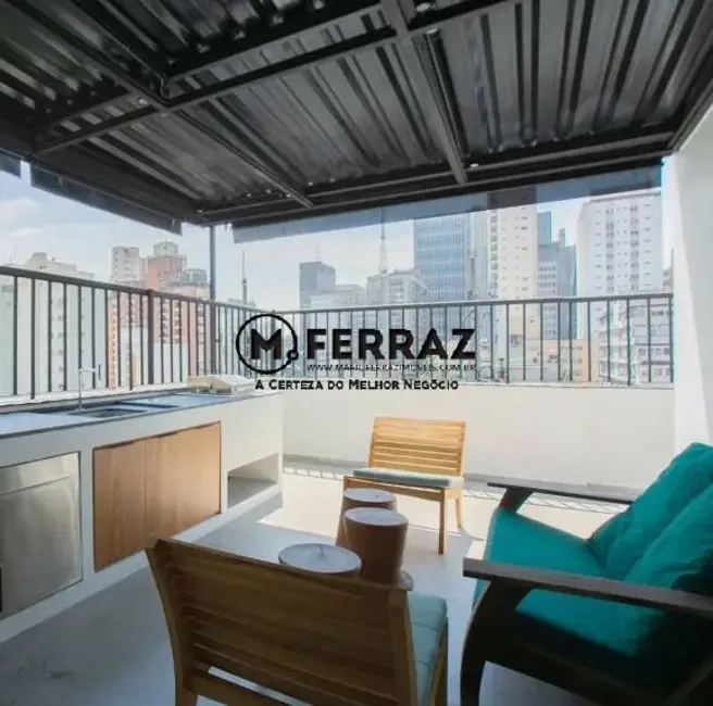 Foto 1 de Cobertura com 1 quarto à venda, 80m2 em Jardim Paulista, São Paulo - SP