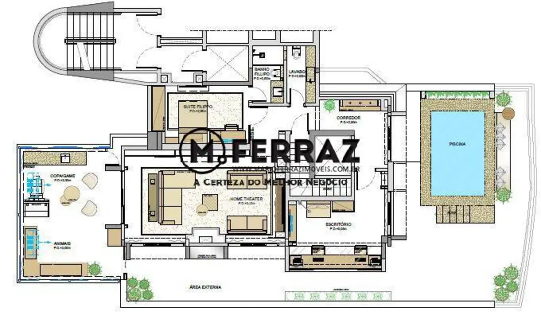 Foto 9 de Cobertura com 4 quartos à venda, 420m2 em Vila Nova Conceição, São Paulo - SP