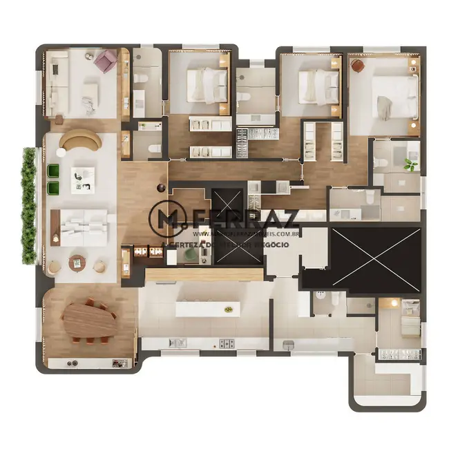 Foto 2 de Apartamento com 3 quartos à venda, 244m2 em Jardim Paulista, São Paulo - SP