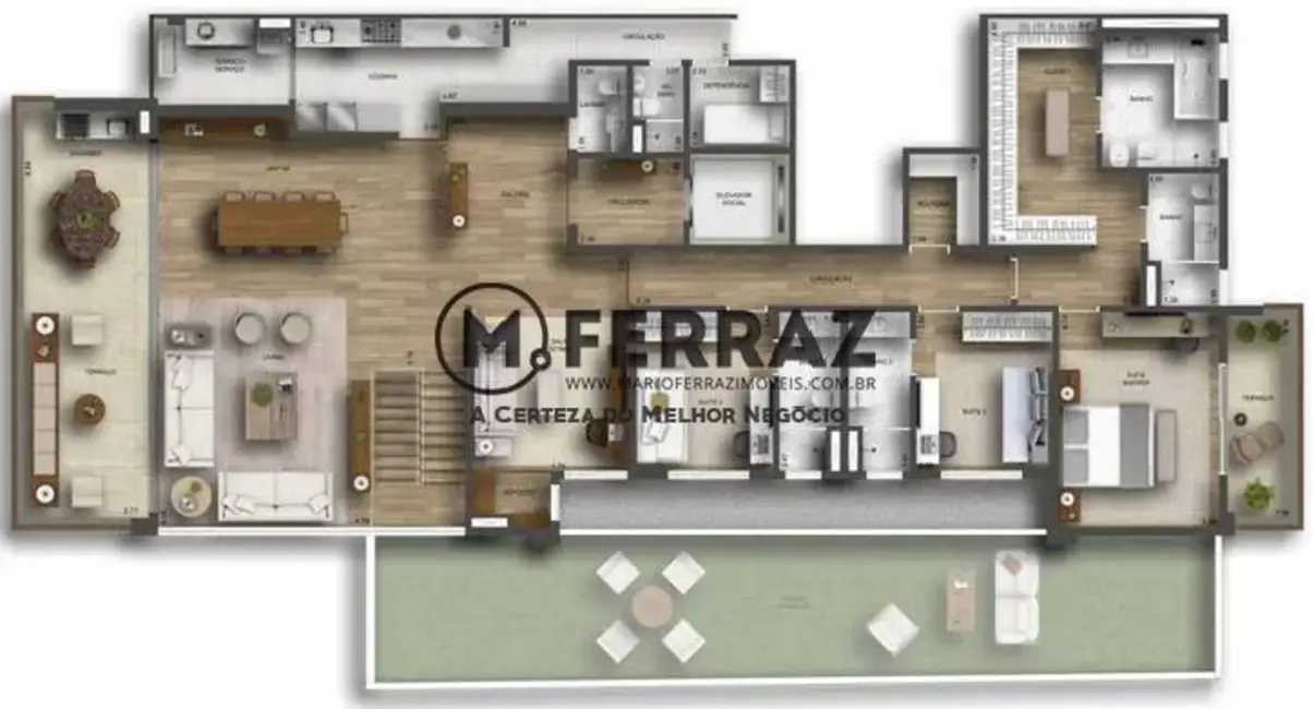 Foto 6 de Apartamento com 4 quartos à venda, 278m2 em Jardim Paulista, São Paulo - SP