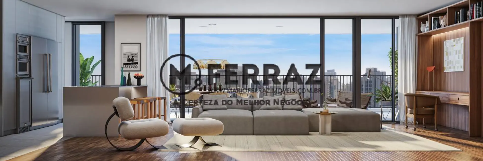 Apartamento com 3 quartos à venda, 177m2 em Pinheiros, São Paulo - SP - imagem 2 Foto 2 de Apartamento com 3 quartos à venda, 177m2 em Pinheiros, São Paulo - SP