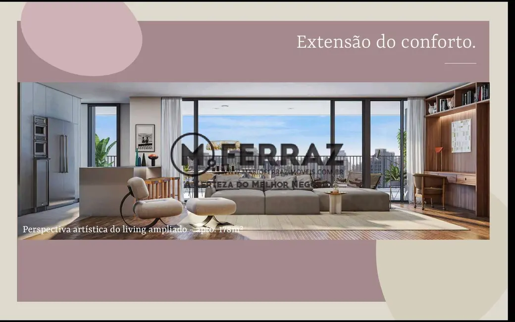 Apartamento com 3 quartos à venda, 177m2 em Pinheiros, São Paulo - SP - imagem 4 Foto 4 de Apartamento com 3 quartos à venda, 177m2 em Pinheiros, São Paulo - SP
