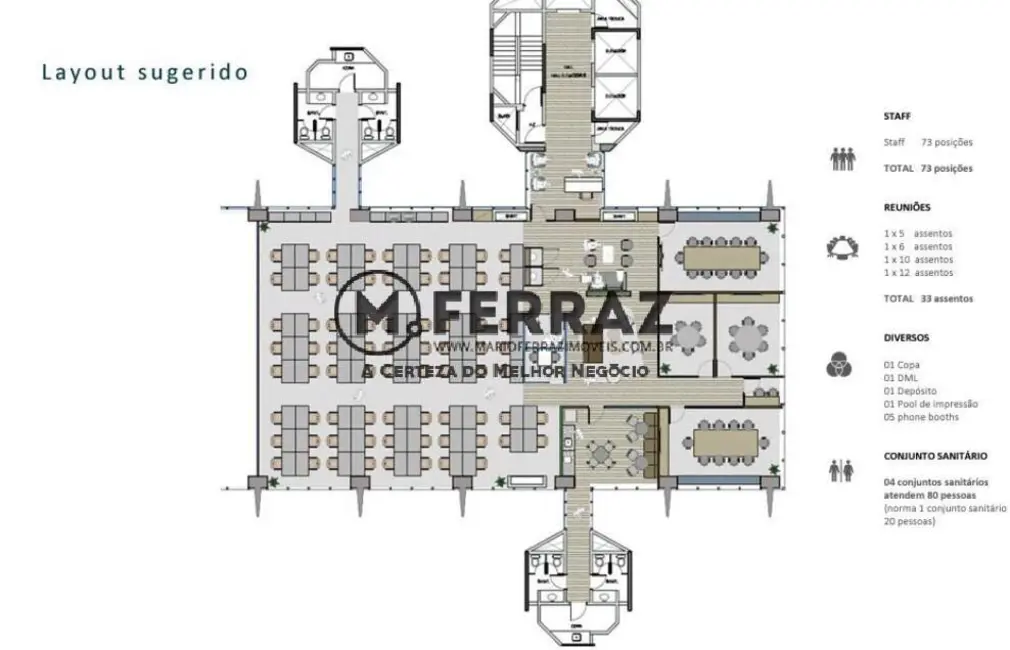 Foto 9 de Sala Comercial para alugar, 454m2 em Brooklin Paulista, São Paulo - SP