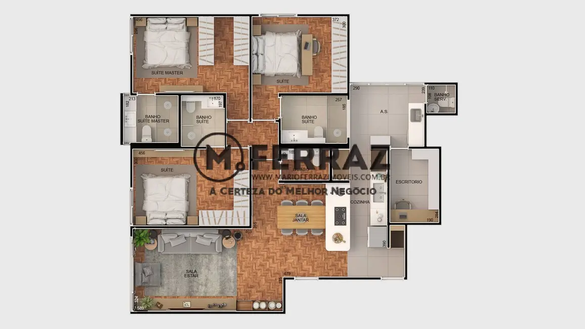 Foto 4 de Apartamento com 3 quartos à venda, 129m2 em Itaim Bibi, São Paulo - SP