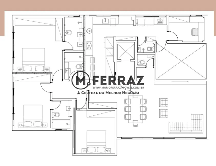Foto 5 de Apartamento com 3 quartos à venda, 155m2 em Paraíso, São Paulo - SP