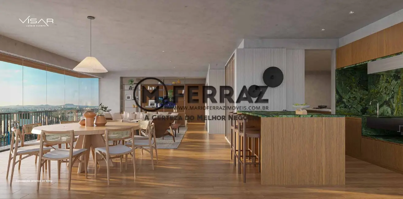 Apartamento com 4 quartos à venda, 245m2 em Pinheiros, São Paulo - SP - imagem 3 Foto 3 de Apartamento com 4 quartos à venda, 245m2 em Pinheiros, São Paulo - SP