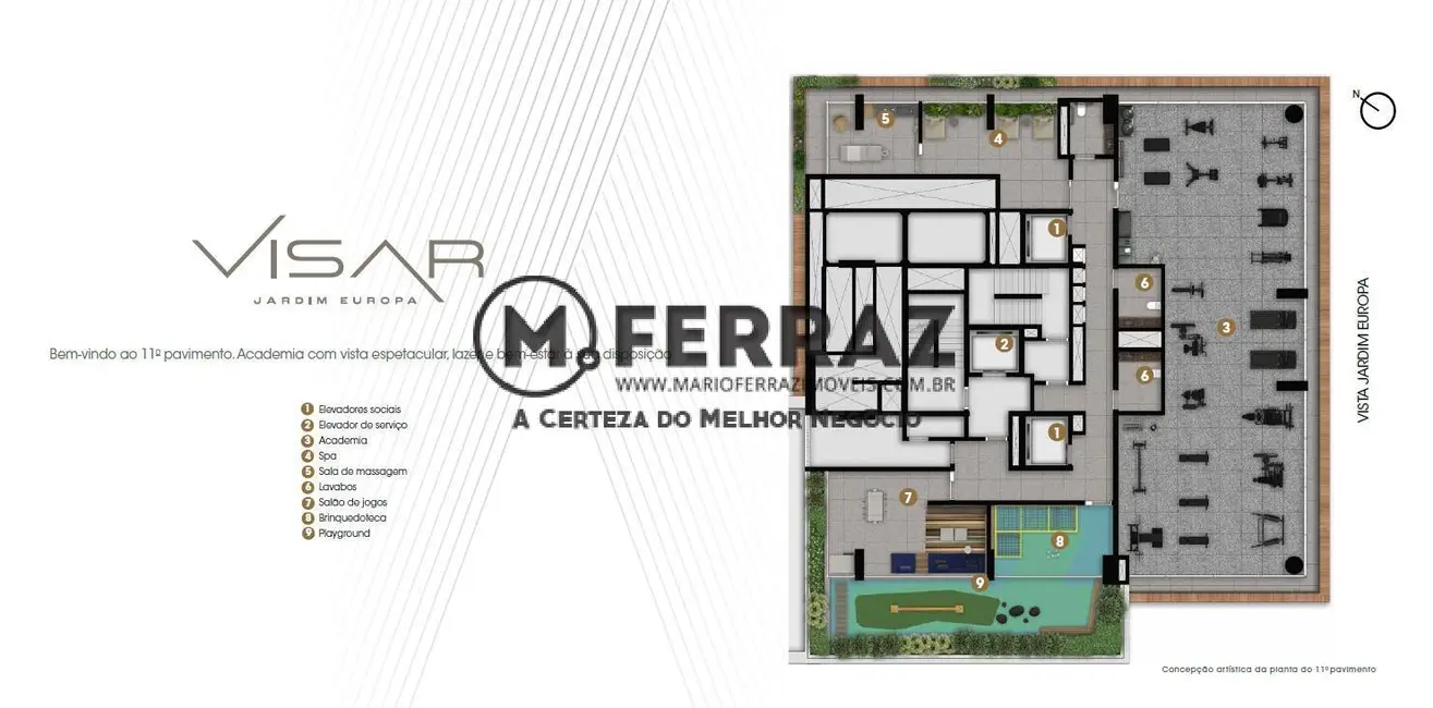 Apartamento com 4 quartos à venda, 245m2 em Pinheiros, São Paulo - SP - imagem 9 Foto 9 de Apartamento com 4 quartos à venda, 245m2 em Pinheiros, São Paulo - SP