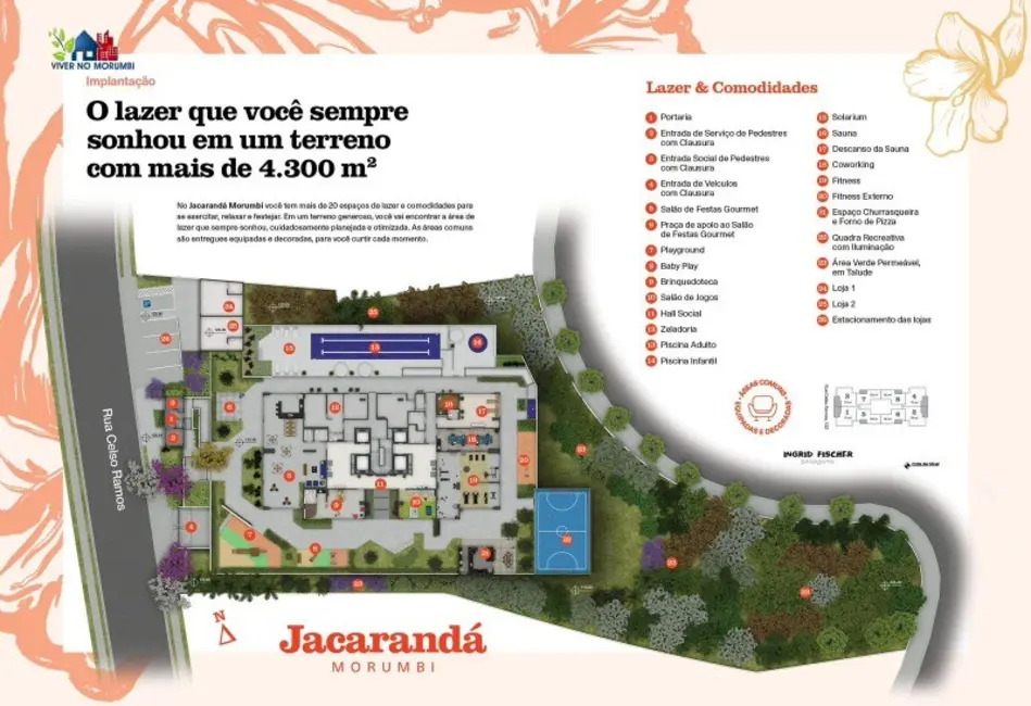 Apartamento com 2 quartos à venda, 56m2 em Vila Andrade, São Paulo - SP - imagem 3 Foto 3 de Apartamento com 2 quartos à venda, 56m2 em Vila Andrade, São Paulo - SP