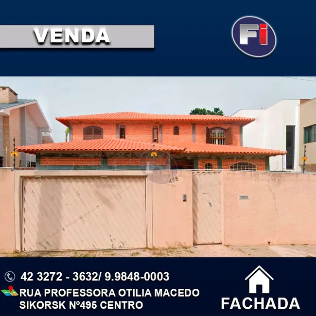 Foto 1 de Casa com 6 quartos à venda, 430m2 em Centro, Telemaco Borba - PR