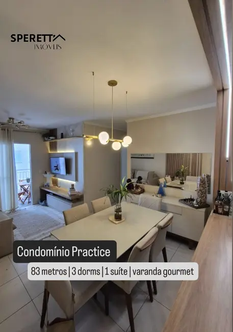 Foto 2 de Apartamento com 3 quartos à venda, 83m2 em Vila das Hortências, Jundiai - SP