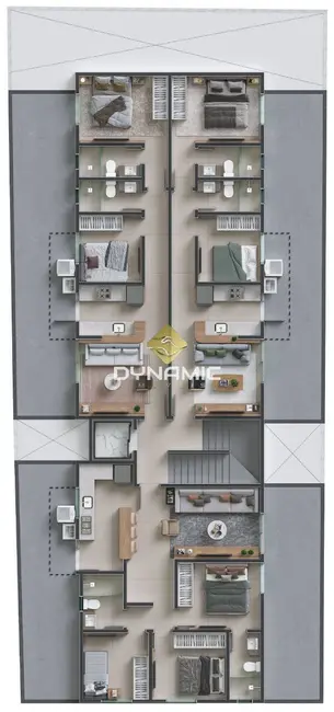 Foto 5 de Apartamento com 3 quartos à venda, 106m2 em Santa Mônica, Belo Horizonte - MG