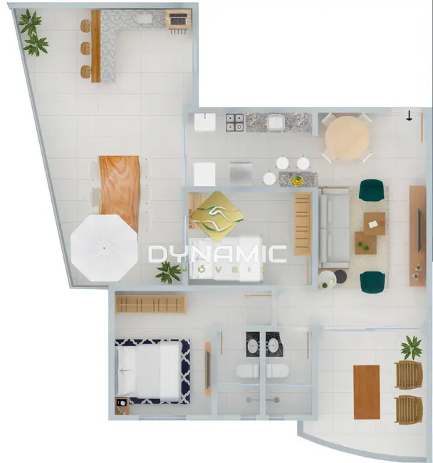 Foto 3 de Apartamento com 2 quartos à venda, 85m2 em Santa Mônica, Belo Horizonte - MG