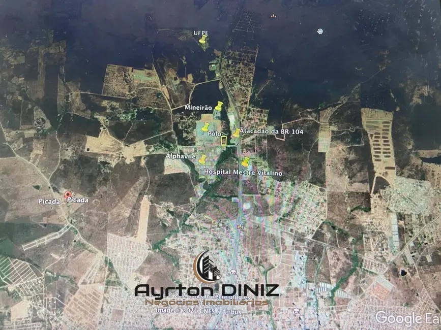 Foto 2 de Terreno / Lote à venda, 18000m2 em Nova Caruaru, Caruaru - PE