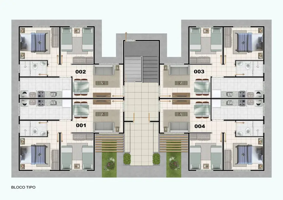 Foto 6 de Apartamento com 2 quartos à venda em Tomba, Feira De Santana - BA