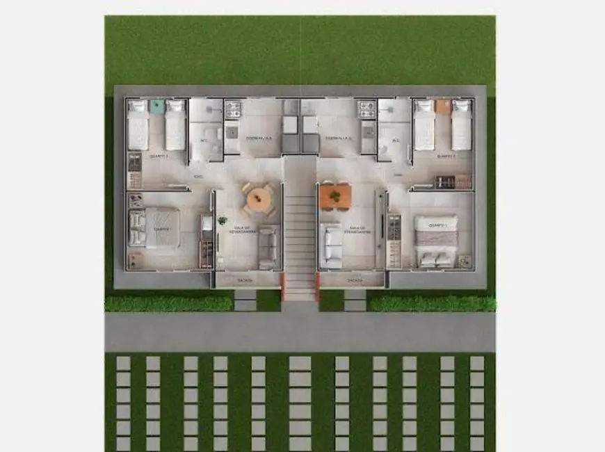 Foto 4 de Casa com 2 quartos à venda, 41m2 em Sim, Feira De Santana - BA