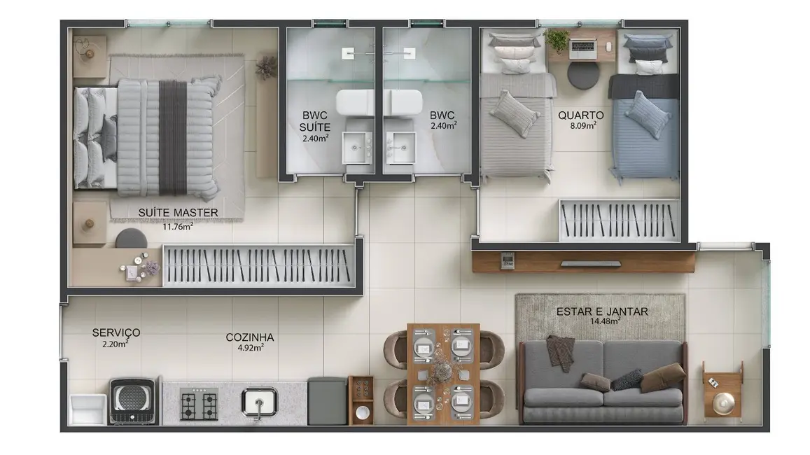 Foto 6 de Casa com 2 quartos à venda, 126m2 em Sim, Feira De Santana - BA