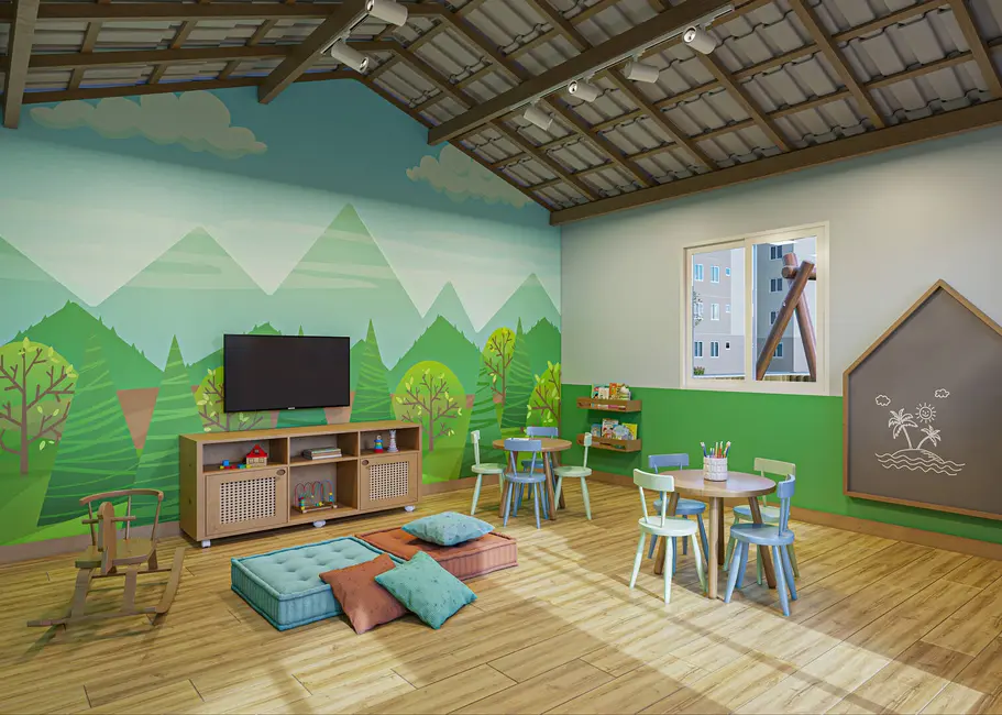 Apartamento com 2 quartos à venda, 46m2 em Papagaio, Feira De Santana - BA - imagem 8 Foto 8 de Apartamento com 2 quartos à venda, 46m2 em Papagaio, Feira De Santana - BA