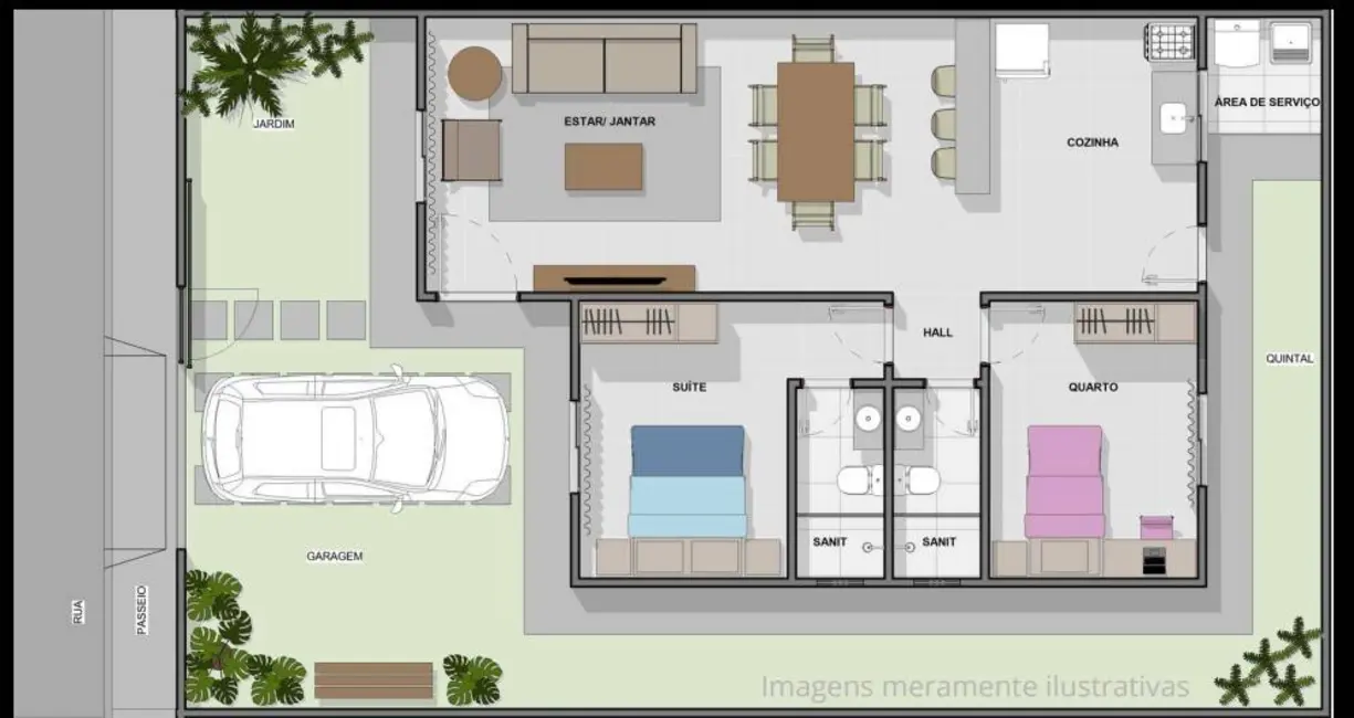 Foto 5 de Casa com 2 quartos à venda, 140m2 em Papagaio, Feira De Santana - BA