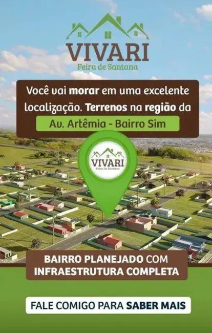 Foto 2 de Lote de Condomínio à venda, 140m2 em Sim, Feira De Santana - BA