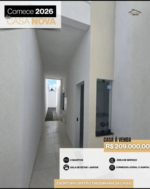 Foto 3 de Casa com 2 quartos à venda, 125m2 em Conceição, Feira De Santana - BA