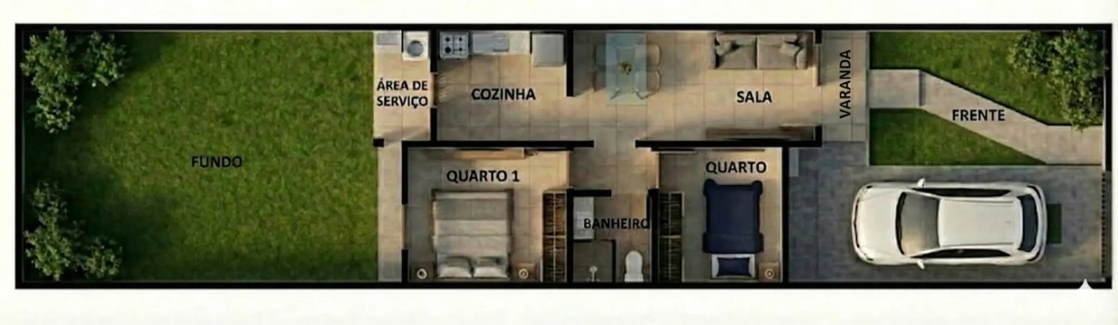 Casa com 2 quartos à venda em Asa Branca, Feira De Santana - BA - imagem 8 Foto 8 de Casa com 2 quartos à venda em Asa Branca, Feira De Santana - BA