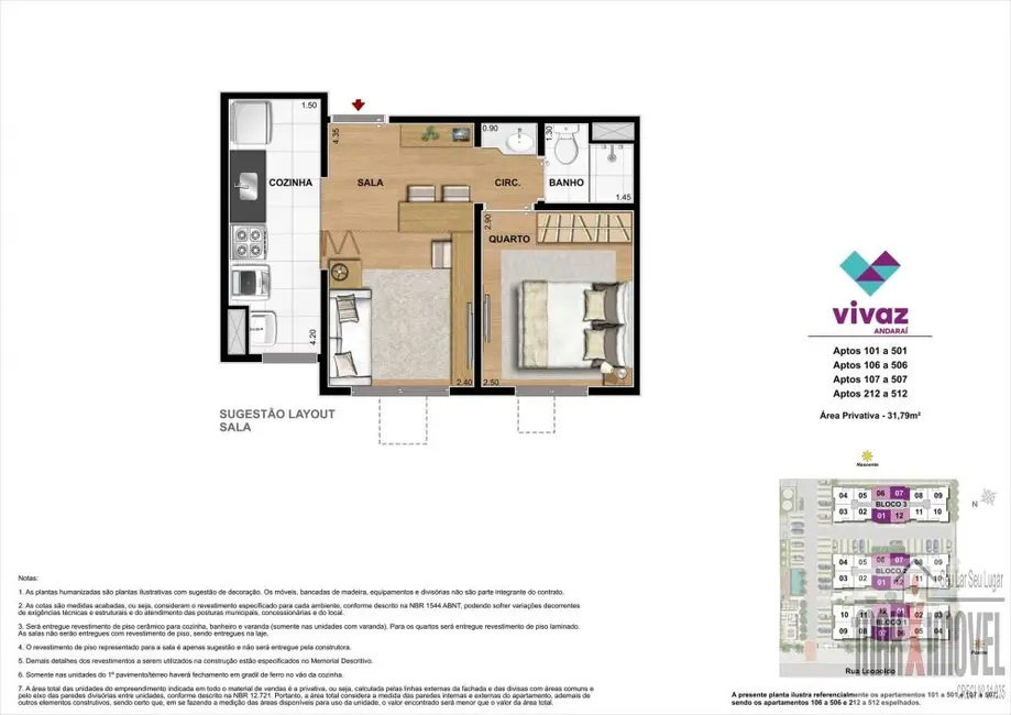 Foto 5 de Apartamento com 1 quarto à venda, 34m2 em Andaraí, Rio De Janeiro - RJ
