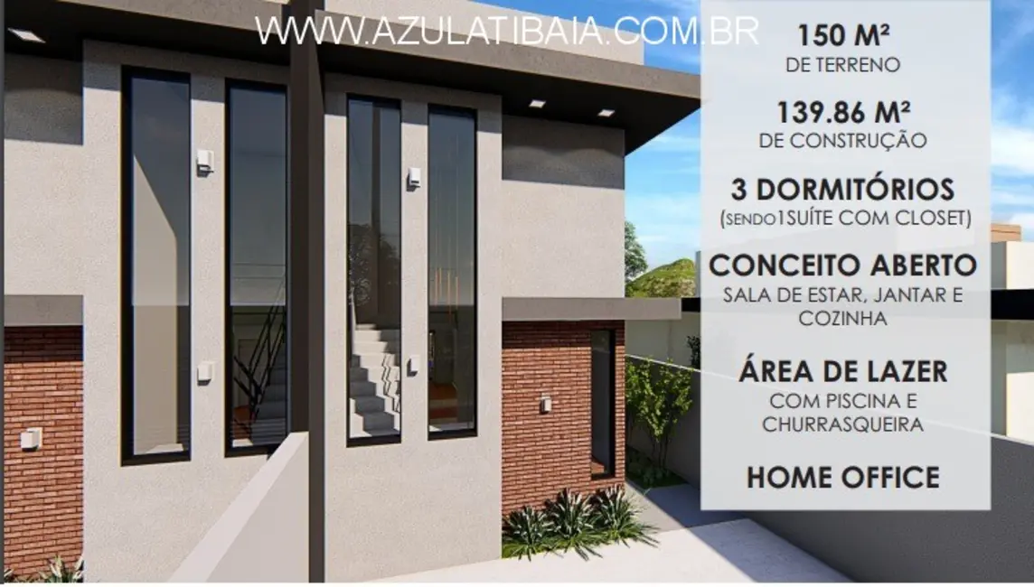 Foto 6 de Casa com 3 quartos à venda, 140m2 em Jardim Maristela, Atibaia - SP