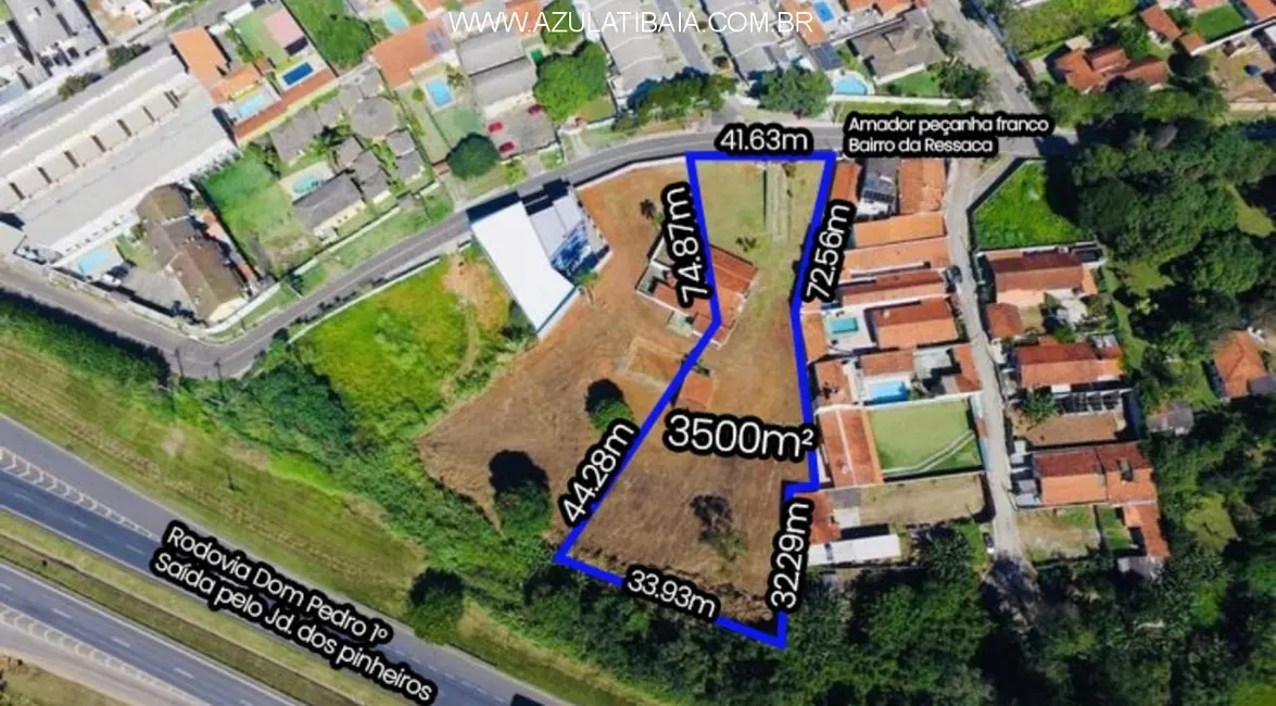 Foto 1 de Terreno / Lote à venda, 3500m2 em Atibaia - SP