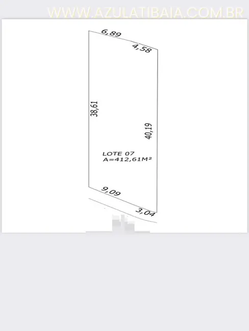 Foto 2 de Terreno / Lote à venda, 413m2 em Jardim dos Pinheiros, Atibaia - SP